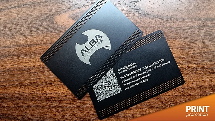 Metal QR Code Cards