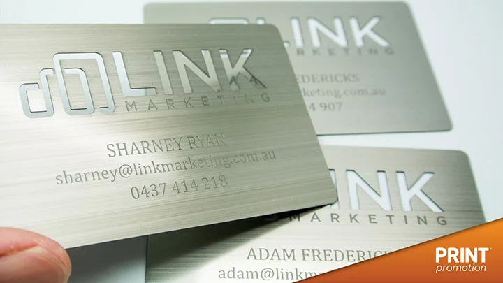 standard metal business card 