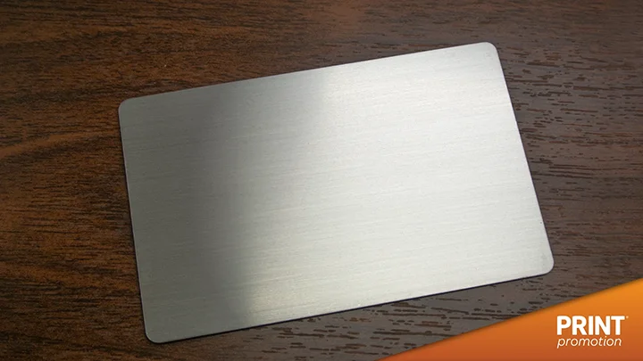 NFC card metal brushed
