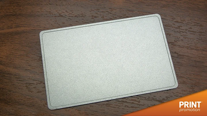 nfc card metal frosted silver