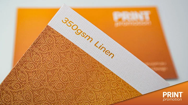 Linen Textured business cards