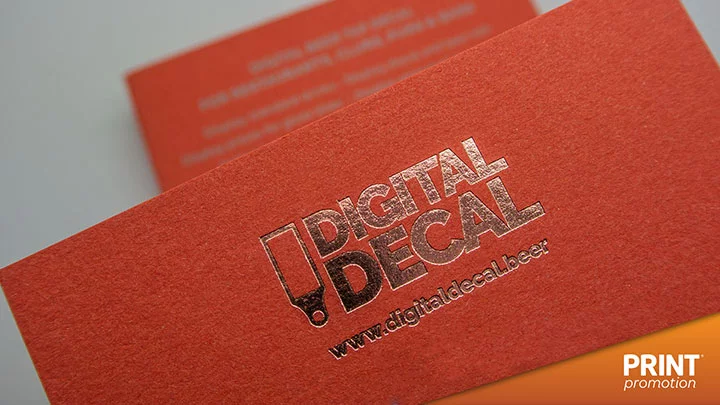 Red Coloured Stock business cards