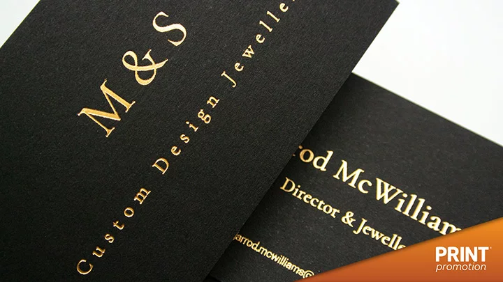 Black Stock Business Cards