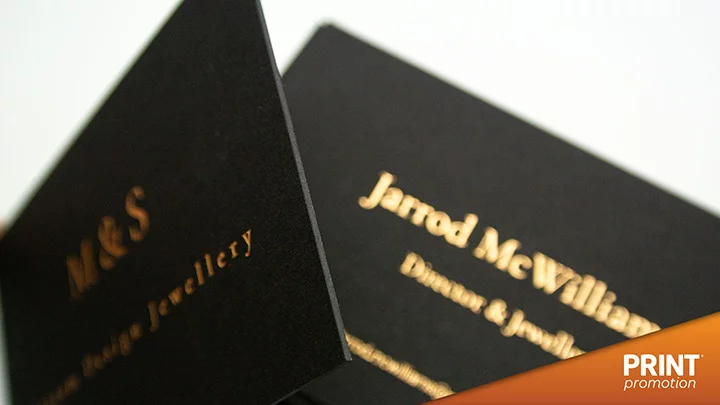 Black Stock Business Cards