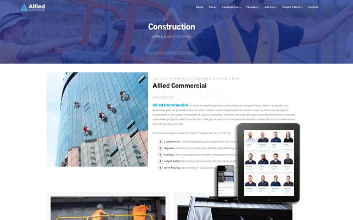 Allied Commercial website