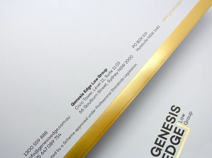 Letterheads with compliments printing 